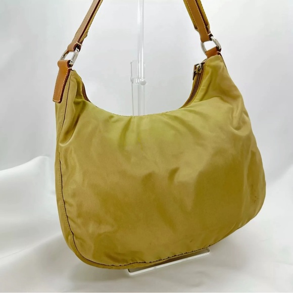 PRADA  Vela Sport Nylon Tessuto Beige shoulder bag with dustbag - Picture 6 of 15